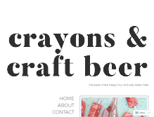 Tablet Screenshot of crayonsandcraftbeer.com